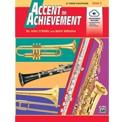 Accent on Achievement, Book 2 [B-flat Tenor Saxophone]