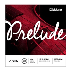 J810 4/4M D'Addario Prelude 4/4 Violin Strings