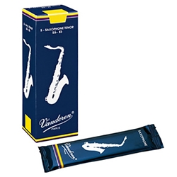 SR2225 Vandoren Traditional Tenor Sax Reeds 2.5 box (5)