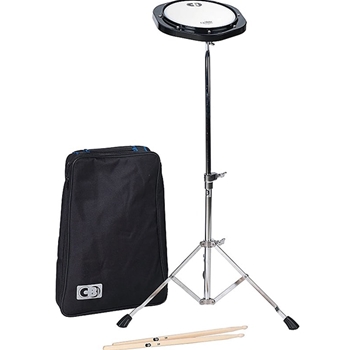 CB Percussion 3650 CB Practice Pad Kit with Pad, Pad Stand, Sticks, and Bag