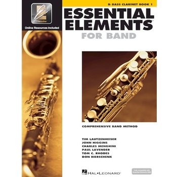 Essential Elements for Band - Bb Bass Clarinet Book 1 with EEi