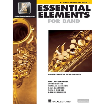 Essential Elements for Band - Eb Alto Saxophone Book 1 with EEi